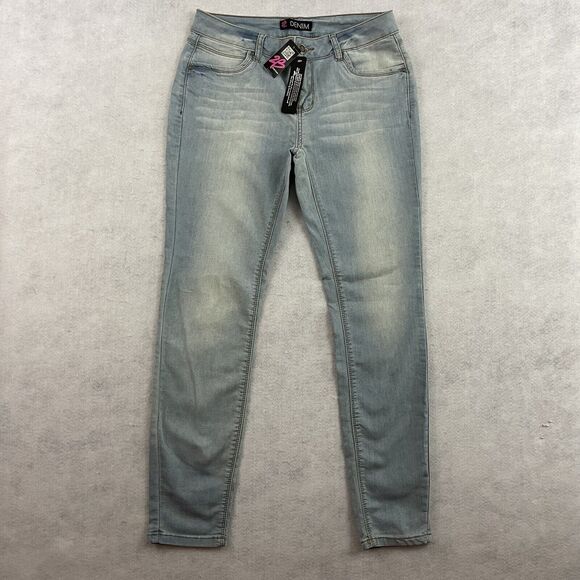Bebe Skinny Jeans Womens Size 30 Blue Mid Rise Stretch Light Wash Denim NEW - Picture 3 of 14